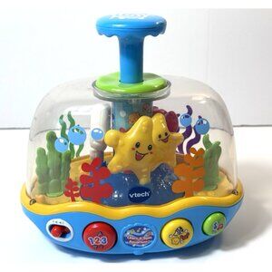 VTech Learn & Spin  Aquarium Press Down Toy Lights Music Sounds Learning 2017